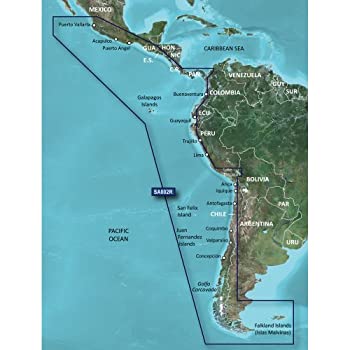 yÁzyAiEgpzGarmin BlueChart g2?hxsa002r South America West Coast MicroSD / SD