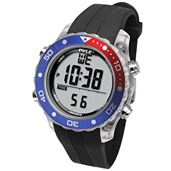 【中古】【輸入品・未使用】Pyle PSNKW30BK Snorkeling Master with Dive Duration Depth Water Temp. Max. 100 Dive Records Dive Alarm When Emerging Too Fast -Black