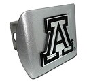 【中古】【輸入品・未使用】Elektroplate アリゾナ大学 ブラッシュシルバー トレーラーヒッチカバー