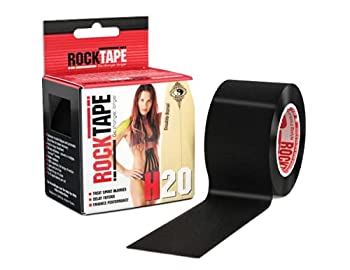 RockTape H2O Endurance Tape-Black-2%ダブルクォーテ% x 16.4'