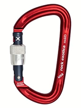 yÁzyAiEgpz(Screw-Lock%J}% Red) - Rock Exotica rockD Locking Carbiner