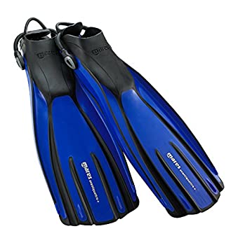 yÁzyAiEgpzNew Mares Avanti Quattro Plus Open Heel Scuba Diving Fins (Regular) with New Style Bungee Heel Strap - Blue by Mares