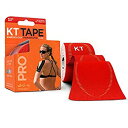 【中古】【輸入品・未使用】KT Tape Pro キネシオロジー セラピースポーツテープ レイジレッド