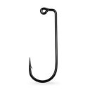 【中古】【輸入品・未使用】Mustad UltraPointジグフックwith 90度ラウンド曲げ(パックof 100?) ブラック