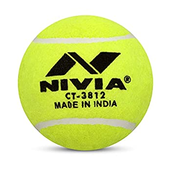 【中古】【輸入品・未使用】Nivia ヘビーテニスボール クリケットボール (6個パック) イエロー