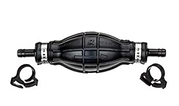 【中古】【輸入品・未使用】Quicksilver 8M0061875 プライマーバルブ ホースクランプ2個付き 5/16イン..