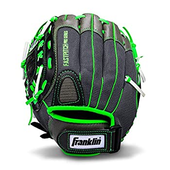 【中古】【輸入品 未使用】(Left Hand Throw カンマ Lime/Gray) - Franklin Sports Windmill Series Lightweight Softball Glove カンマ 28cm