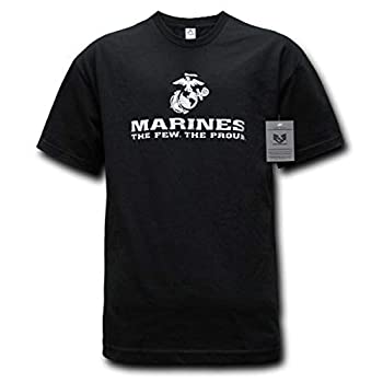 【中古】【輸入品 未使用】Rapid Dominance S28-MAR-BLK-02 Military Graphics T-Shirt The Few Black Medium