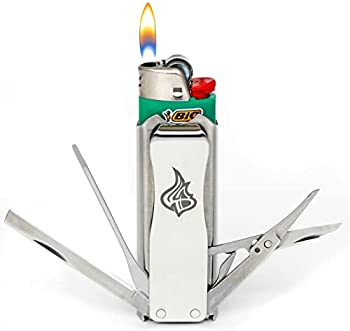 【中古】【輸入品 未使用】lighterbro Lighter Sleeve multi-tool ステンレススチール ステルス