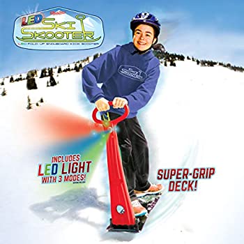 yÁzyAiEgpzXL[XN[^[Geospace Ski Skooter: Fold-up Snowboard Kick-Scooter for Use on Snow & Grass%J}% Assorted ColorsA\[gJ[ [sA