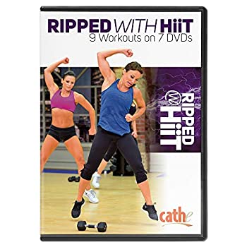 【中古】【輸入品・未使用】Cathe Friedrich's Ripped with HiiT Discount Bundle: 9 workouts on 7 DVDs