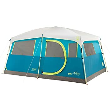 yÁzyAiEgpzColeman 8-Person Camping Tent with Built-in Closet | Tenaya Lake Cabin Tent with Fast Pitch Setup 141msAn