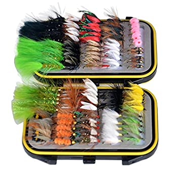 ॸե꡼ŷԾŹ㤨֡šۡ͢ʡ̤ѡ(100Pieces flies + Pocket Fly box - Outdoor Planet Waterproof Fly Box with Dry/Wet/Nymph/Streamer Trout Fly Fishing Flies LureפβǤʤ17,406ߤˤʤޤ