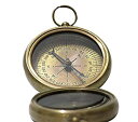 【中古】【輸入品 未使用】Nautical Vintage Antique Finish Compass Shiny Brass Finish Compass by Collectibles Buy