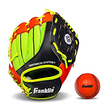 【中古】【輸入品・未使用】Franklin Sports 22850 9 in. Neo-Grip Teeball Gloves Red - Right Handed