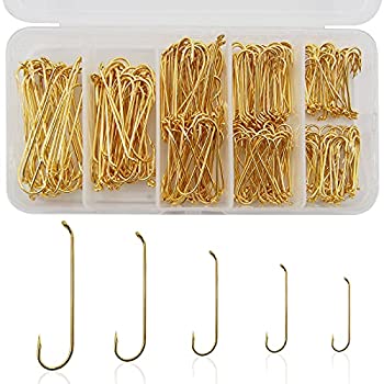 yÁzyAiEgpzJSHANMEI 350pcs/box Silver Fly Hooks Long Shank Streamer Fly Tying Fishing Hooks Set