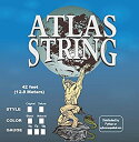 【中古】【輸入品・未使用】Python Atlas Deluxeラケットボール文字列(天然またはブラックカラー/ 16?G、17?g、18?g ) ( 42?f...
