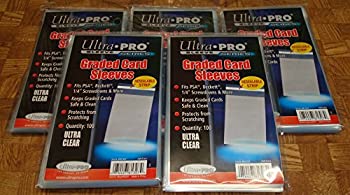 yÁzyAiEgpz5 Ultra Pro Graded Card Sleeve Packs with Resealable Strip 500 Total (5 100ct Packages). Protects Graded Cards From Scratching and Dust