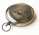 【中古】【輸入品 未使用】Nautical Ross London Brass Round Pocket Compass Marine Navigational Royal Device Gift Item by Collectibles Buy