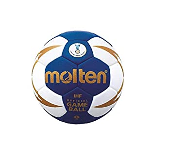 【中古】【輸入品・未使用】Molten エリートハンドボール ブルー/ホワイト/ゴールド 2