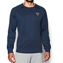 【中古】【輸入品・未使用】Under Armour Men's Baseball Long Sleeve Henley Top%カンマ% Midnight Navy /Baseball Gray%カンマ% Small(4)