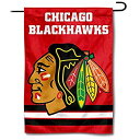 yÁzyAiEgpzChicago Blackhawks Red Double Sided Garden Flag