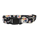 【中古】【輸入品・未使用】NFL ピッツバーグ・スティーラーズ チーム ペット用首輪 L