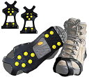 【中古】【輸入品・未使用】Limm Ice Traction Cleats Pro - 雪や氷のフットウェアに素早く簡単にグリップします - ポータブルサイズ:...