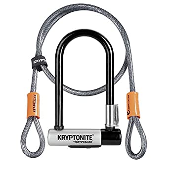 yÁzyAiEgpz(N/A%J}% Black/Silver) - Kryptonite Kryptolok Mini-7 U-Lock