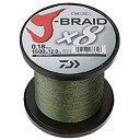 【中古】【輸入品・未使用】DAIWA J-BRAID 4X 29kg 300YD DARK GREEN