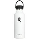 【中古】【輸入品・未使用】Hydro Flask(ハイドロフラスク) HYDRATION_スタンダード_18oz 532ml 01ホワイト 5089013 01ホワイト