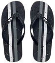 【中古】【輸入品・未使用】(Mens 7/8%カンマ% Black/White) - Showaflops Big Boys' Foam Antimicrobi...