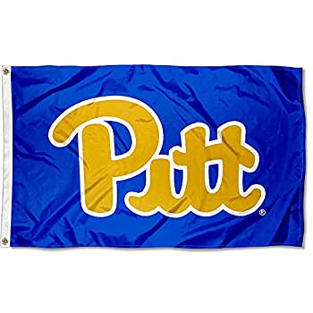 【中古】【輸入品・未使用】College Flags & Banners Co. ピッツバーグ・パンサーズ スローバック ロイヤルブルー 旗