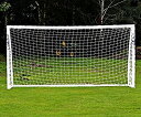 【中古】【輸入品・未使用】Soccer goal net footballポリエチレントレーニングPost Netsフルサイズ ホワイト