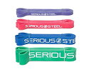 【中古】【輸入品・未使用】(シリアススチール) Serious Steel フィットネスチューブ エクササイズバンド トレーニングチューブ ゴムチューブ スーパ...