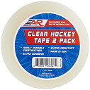 yÁzyAiEgpz(2 Pack%J}% Clear) - A & R Sports Black Hockey Tape%J}% Size