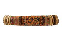 yÁzyAiEgpzHandmade Fabric Gold-Brown Yoga Mat Flower Bag ccessory Carrier Gym Tribal Art Thai Craft