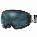 【中古】【輸入品・未使用】OutdoorMaster (アウトドアマスター) スキーゴーグル プロ フレームレス 交換可能なレンズ 100% UV400 紫外線...