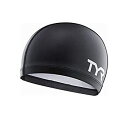 【中古】【輸入品・未使用】TYR Silicone Comfort Swim Cap (Black)
