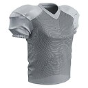 yÁzyAiEgpz(3X-Large%J}% Silver) - CHAMPRO Stretch Polyester Practise Football Jersey