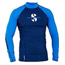 【中古】【輸入品・未使用】(Small%カンマ% Aegean) - ScubaPro Men's UPF 80 T-Flex Long Sleeve Rash...