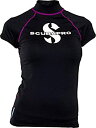 【中古】【輸入品・未使用】(X-Large%カンマ% Onyx) - ScubaPro Women's UPF 50 Cap Sleeve Rash Guard