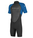 【中古】【輸入品・未使用】O'Neill Men's Reactor-2 2mm Back Zip Short Sleeve Spring Wetsuit