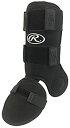 【中古】【輸入品・未使用】Rawlings脚ガード17?Fブラック(4)