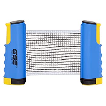 【中古】【輸入品・未使用】(Blue) - GSE Games and Sports Replacement Retractable Table Tennis Net Portable Ping Pong Net (4 Colours Available) by GSE