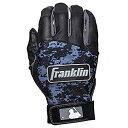 【中古】【輸入品 未使用】Franklin フランクリン バッティンググローブ DIGITEK 黒 グレー ブラック サイズM 並行輸入品