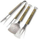 【中古】【輸入品・未使用】NFLユニセックスSpiritシリーズ3ピースBBQセット 22%ダブルクォーテ% x 9%ダブルクォーテ% ブラック
