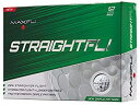 【中古】【輸入品 未使用】Maxfli Straightfli Golf Balls (12個入り）