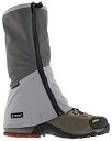 【中古】【輸入品・未使用】Kahtoola LEVA Gaiters GTX ダークグレー/ライトグレー L
