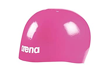 【中古】【輸入品・未使用】arena Moulded Pro II スイムキャップ フクシア